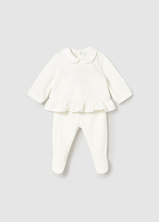 Conjunto Polaina Tundosado Milk