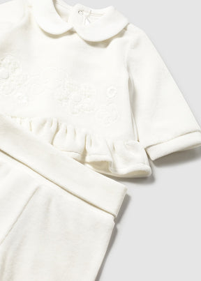 Conjunto Polaina Tundosado Milk