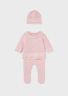 Conjunto Con Gorro Tejido Poesy