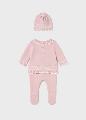 Conjunto Con Gorro Tejido Poesy
