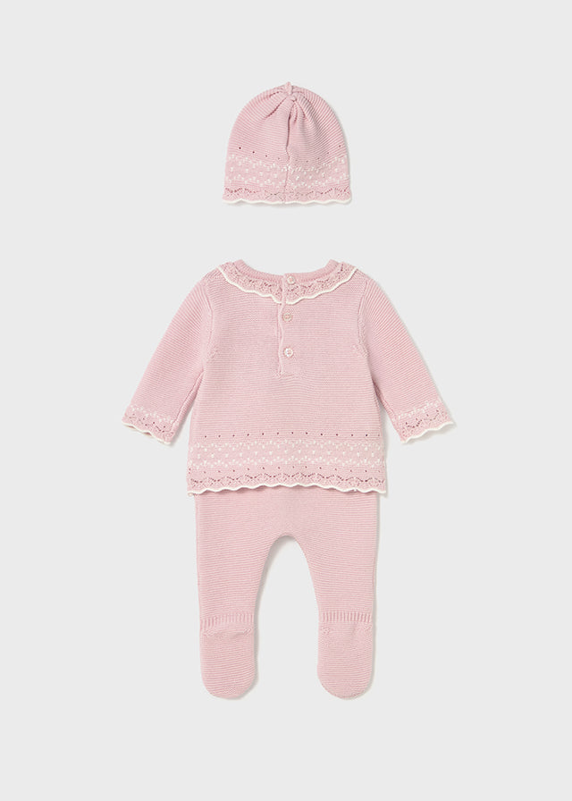 Conjunto Con Gorro Tejido Poesy