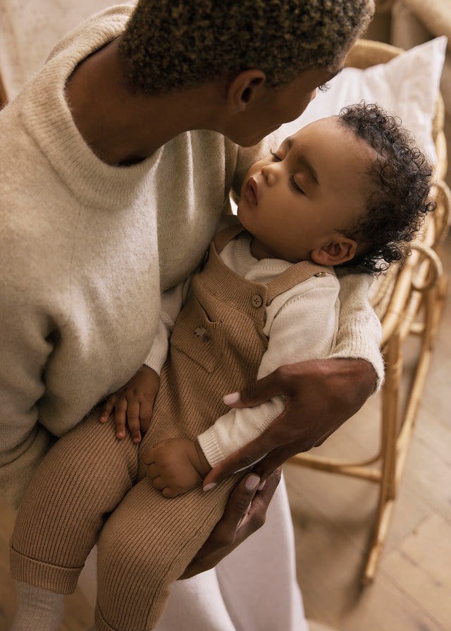 Conjunto Peto Tejido Beige