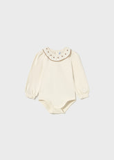 Body Cuello Bordado Strawberry Fields