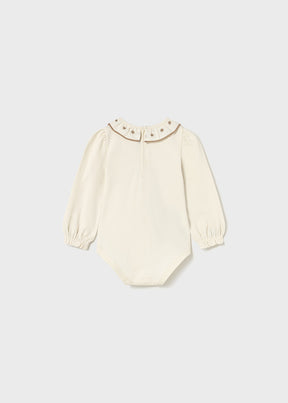 Body Cuello Bordado Strawberry Fields