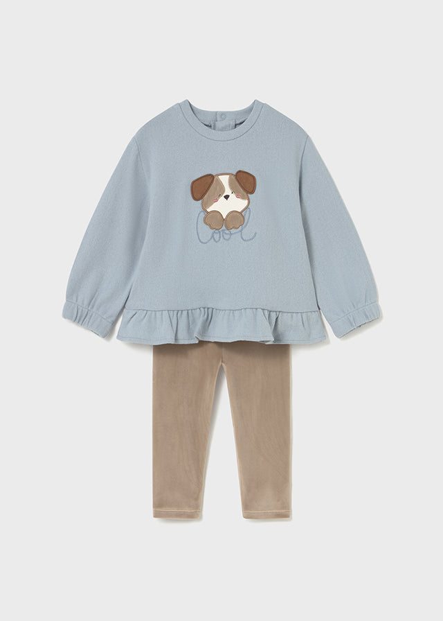 Conjunto Leggings Pullover Ice Princess