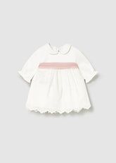 Vestido Combinado Bordado Poesy
