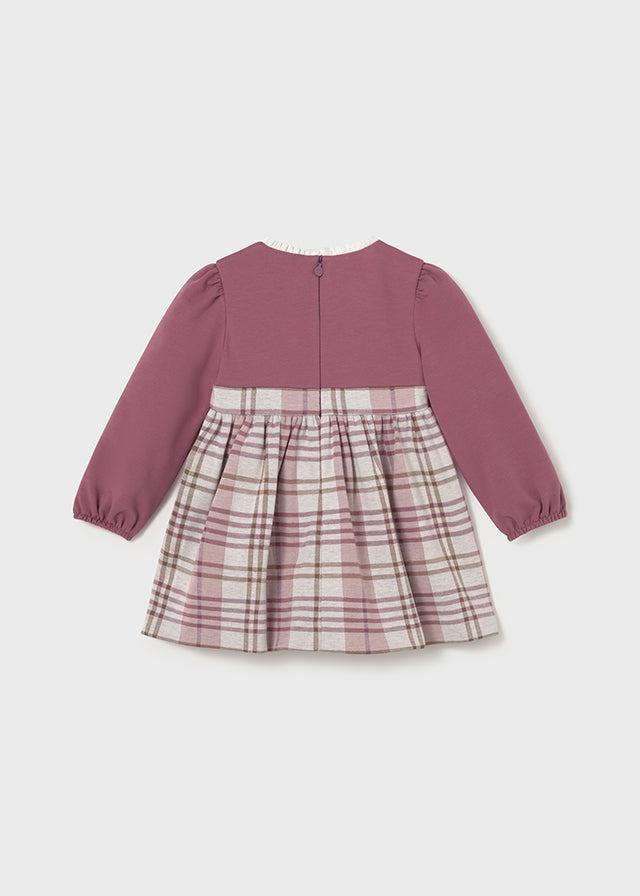 Vestido Cuadros Combinado Cherry