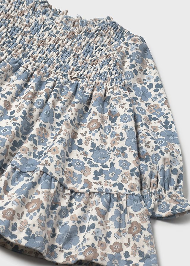 Vestido Terciopelo Estampado Ice Princess