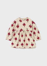 Vestido Felpa Estampado Strawberry Fields - Minibhu