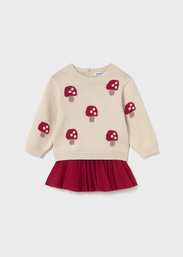 Conjunto Falda Tejido Strawberry Fields