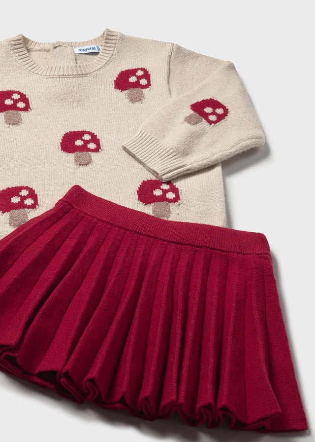 Conjunto Falda Tejido Strawberry Fields