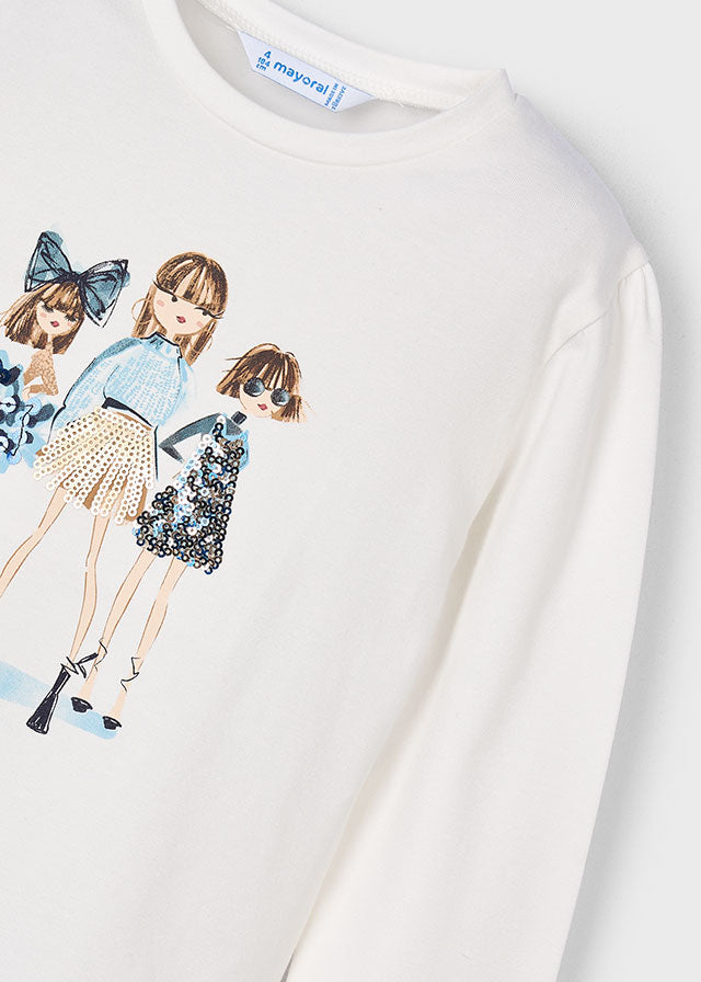Camiseta Blue Coquette