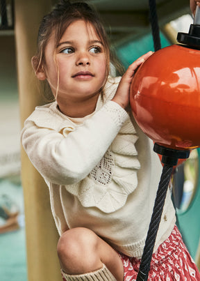 Saco Tejido Calados Spots