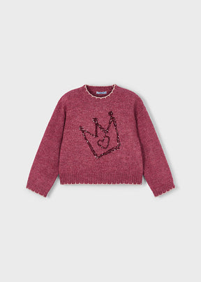 Saco Bordado Lentejuelas Cherry Christmas