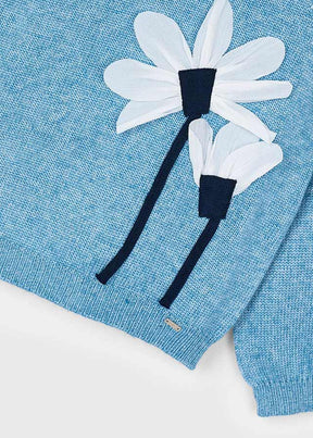 Saco Flores Blue Coquette