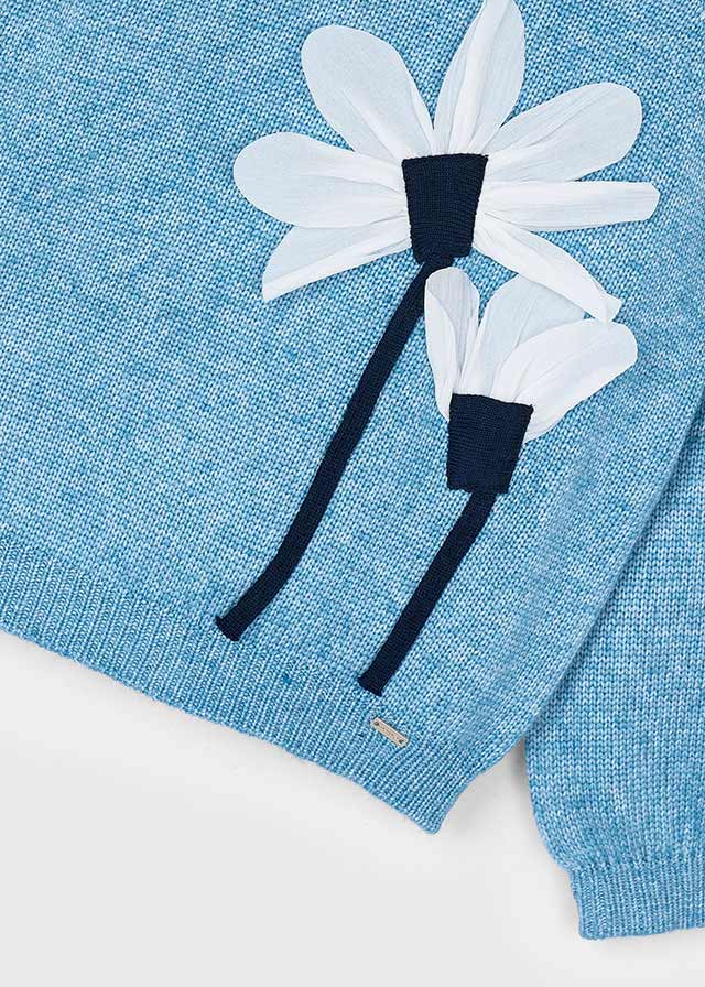 Saco Flores Blue Coquette