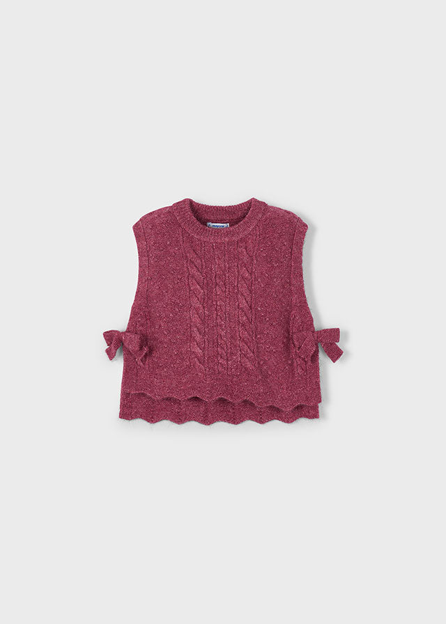 Chaleco Tejido Cherry Christmas