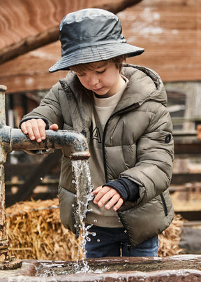 Chaqueta Efecto Brillo Boston