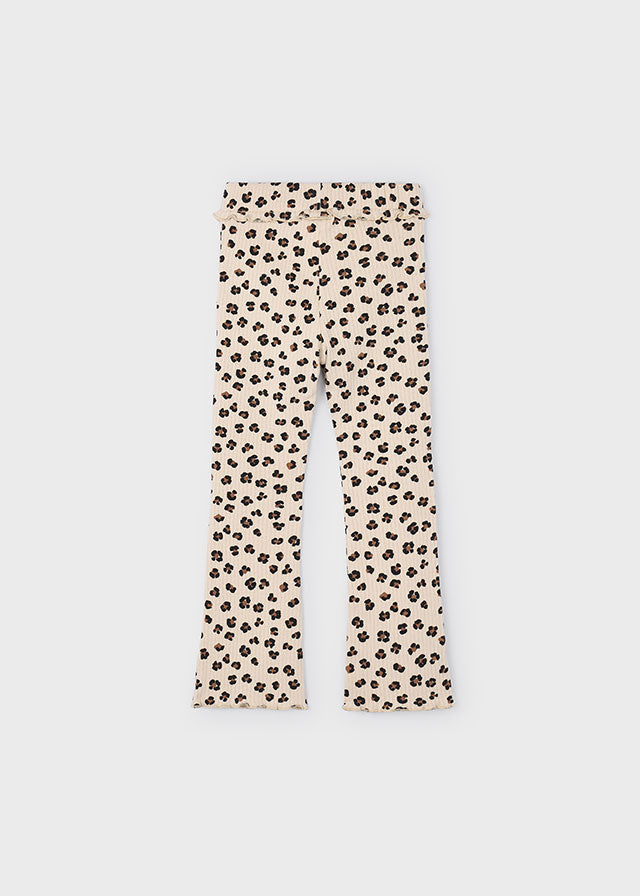 Leggings Canalé Flare Spots