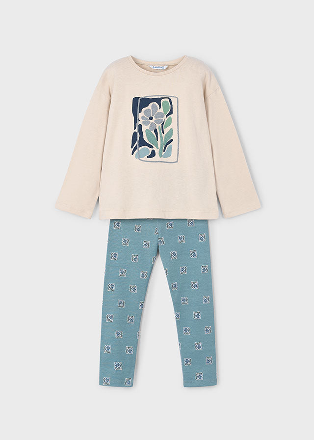 Conjunto Leggings Estampado Ice Flower