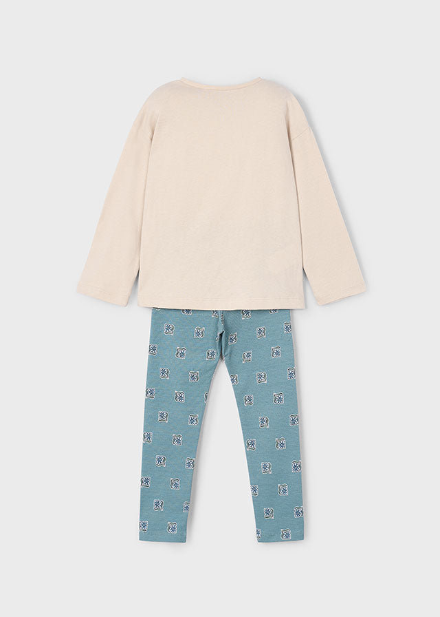 Conjunto Leggings Estampado Ice Flower
