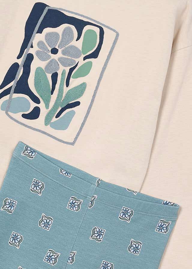 Conjunto Leggings Estampado Ice Flower