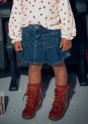 Falda Denim Strawberry Fields