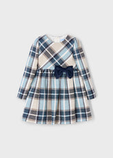 Vestido Cuadros Blue Coquette