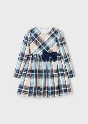 Vestido Cuadros Blue Coquette