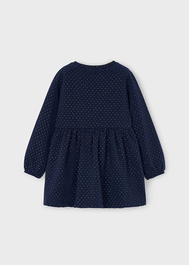 Vestido Felpa Bolso Blue Coquette