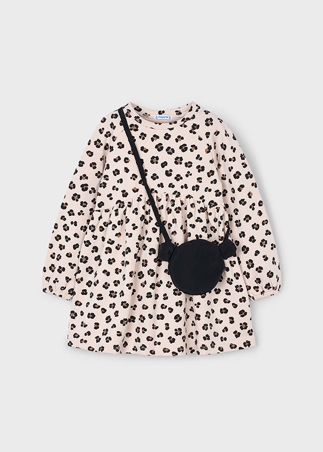 Vestido Felpa Bolso Spots