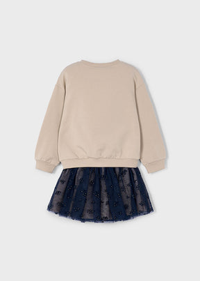 Conjunto Falda Tul Fantasía Blue Coquette
