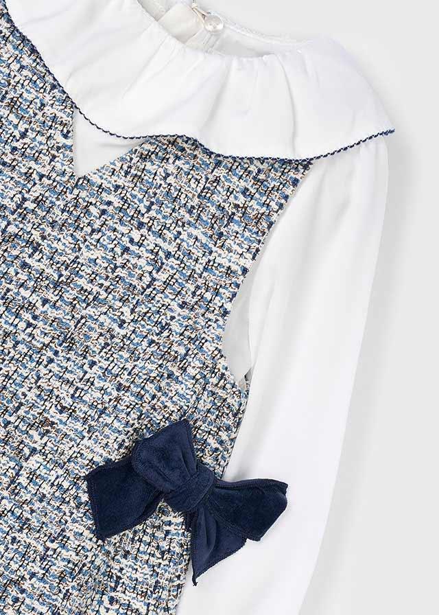 Vestido Pichi Combinado Blue Coquette