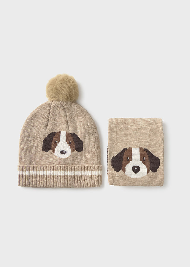 Conjunto Gorro Bufanda Dogs And Cars