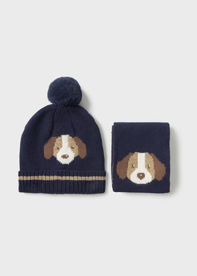 Conjunto Gorro Bufanda Bear School