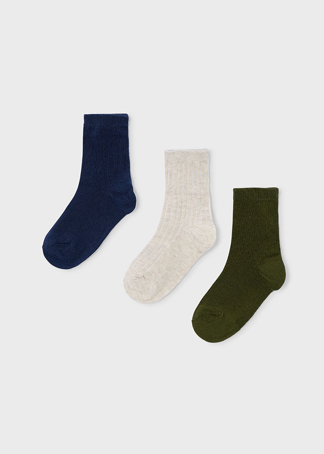 Set 3 Calcetines Lisos Boston