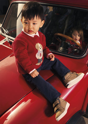 Saco Intarsia Red Christmas time