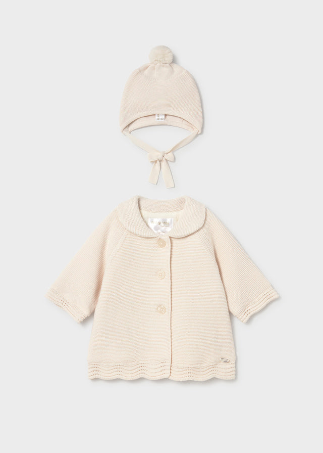Saco Con Gorro Tejido New Ceremonia