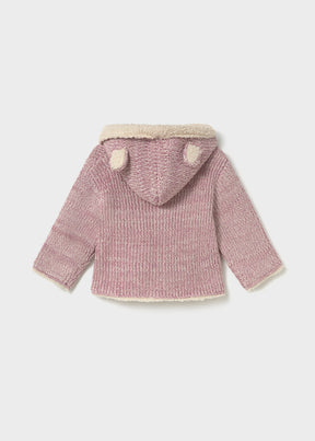 Saco Canguro Tejido Malva