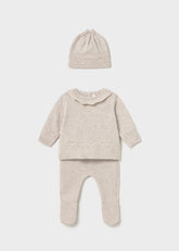 Conjunto Polaina Tejido Tiny Nut