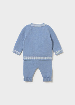 Conjunto Pantalón Tejido Cielo