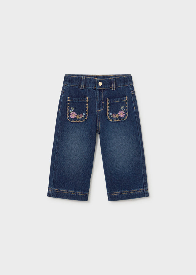 Pantalón Tejano Oscuro Malva