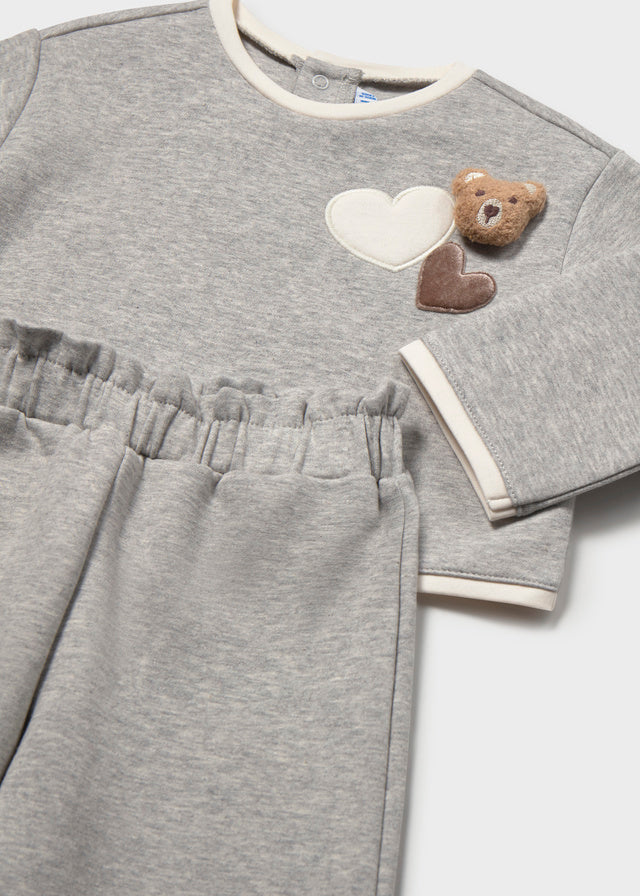 Conjunto Gris Teddy