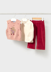 Conjunto Con Chaleco Tejido Maisy