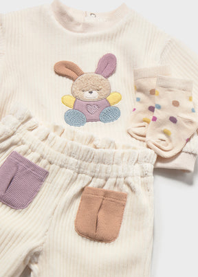 Conjunto Con Calcetines Baby Bun