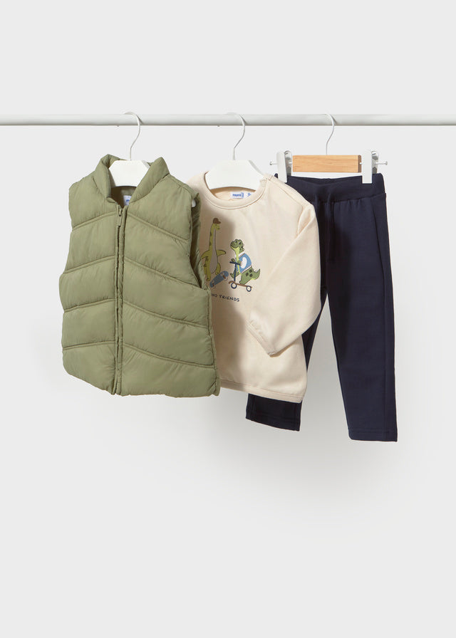 Conjunto con Chaleco Dinoland