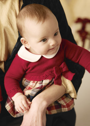 Vestido Tejido Cuadros Christmas Time