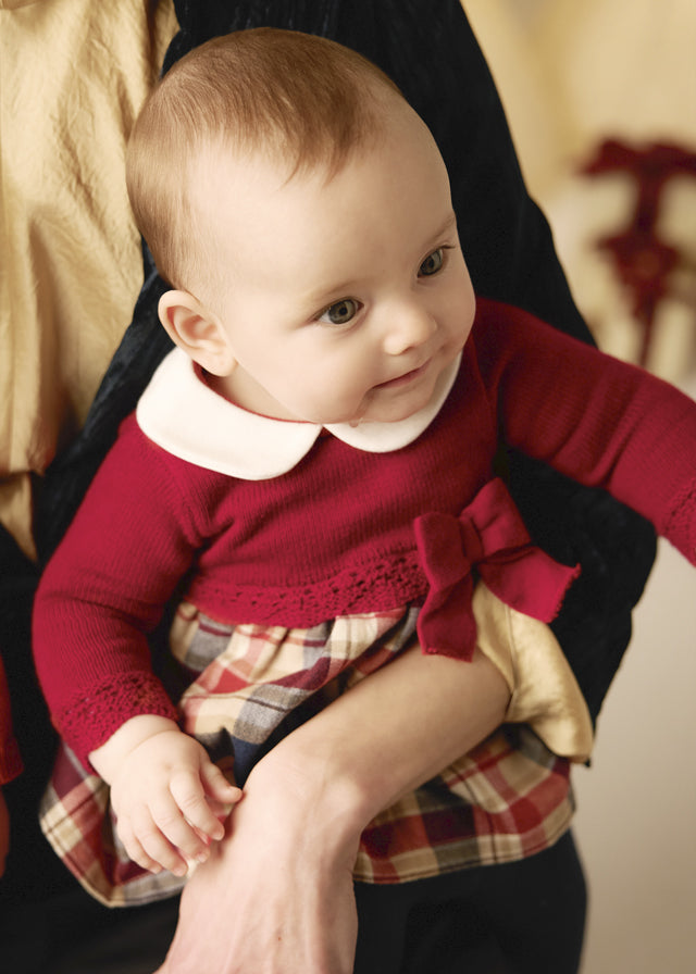 Vestido Tejido Cuadros Christmas Time