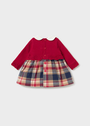 Vestido Tejido Cuadros Christmas Time