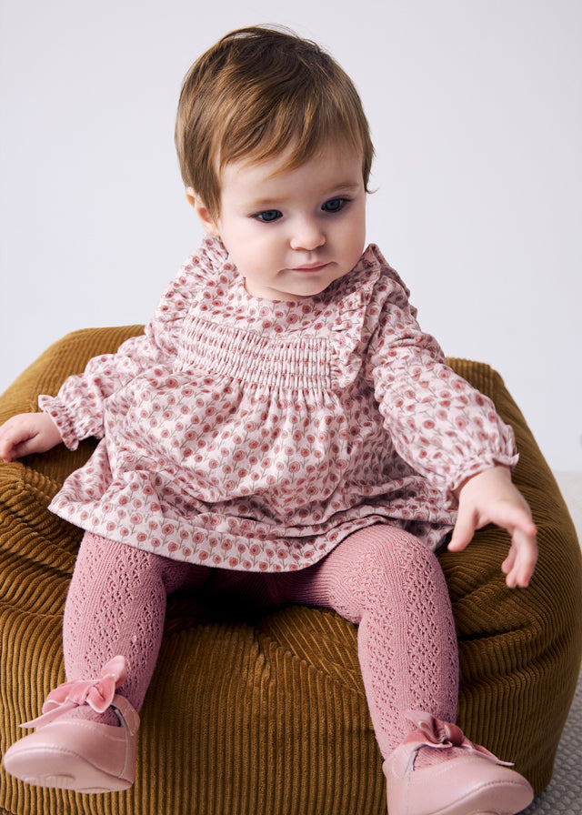 Vestido Terciopelo Estampado Cipria